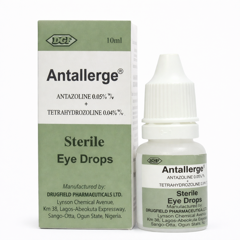 Drugfield Antallerge Eye Drops (Antazoline + Tetryzoline) 10 ml